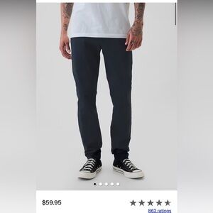 GAP Men's Navy Blue Skinny Khakis